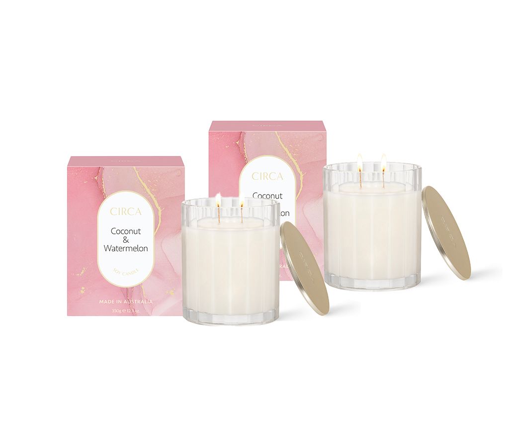 Candle 350g - COCONUT &amp; WATERMELON Set